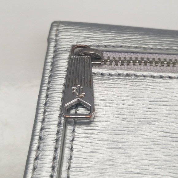 Ralph Lauren Silver Bifold Wallet - Picture 5 of 8